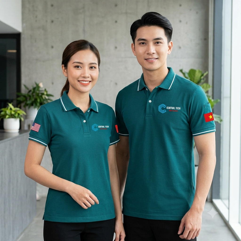 Mẫu áo thun đồng phục bình dương MS01
