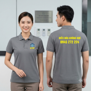 Áo thun đồng phục - Màu xám đậm