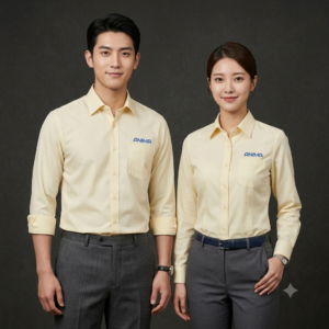 Áo Sơ Mi Vàng Nhạt MSW7589 – Dài Tay
