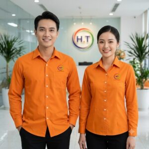 Áo Sơ Mi Đỏ Cam MSW9308 – Dài Tay