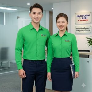 Áo Sơ Mi Xanh Lá MSW9825 - Dài Tay